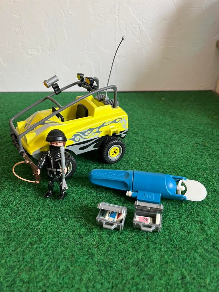 Playmobil amfibie voertuig 4449, Ophalen of Verzenden, Zo goed als nieuw