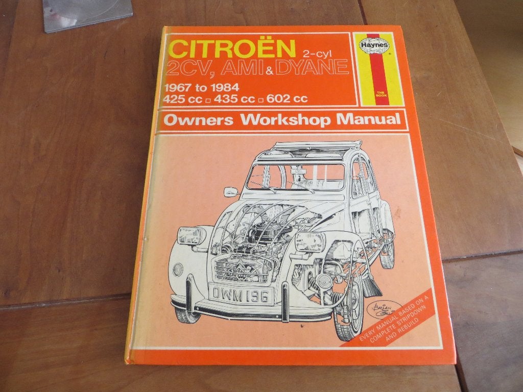 Haynes workshop manual Citroen 2CV, Dyane, Ami 1967-1984, Ophalen of Verzenden