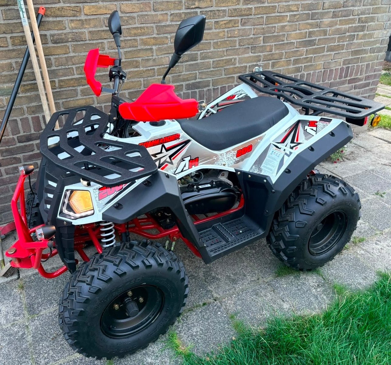 Quad, 11 kW of minder, 200 cc, 1 cilinder