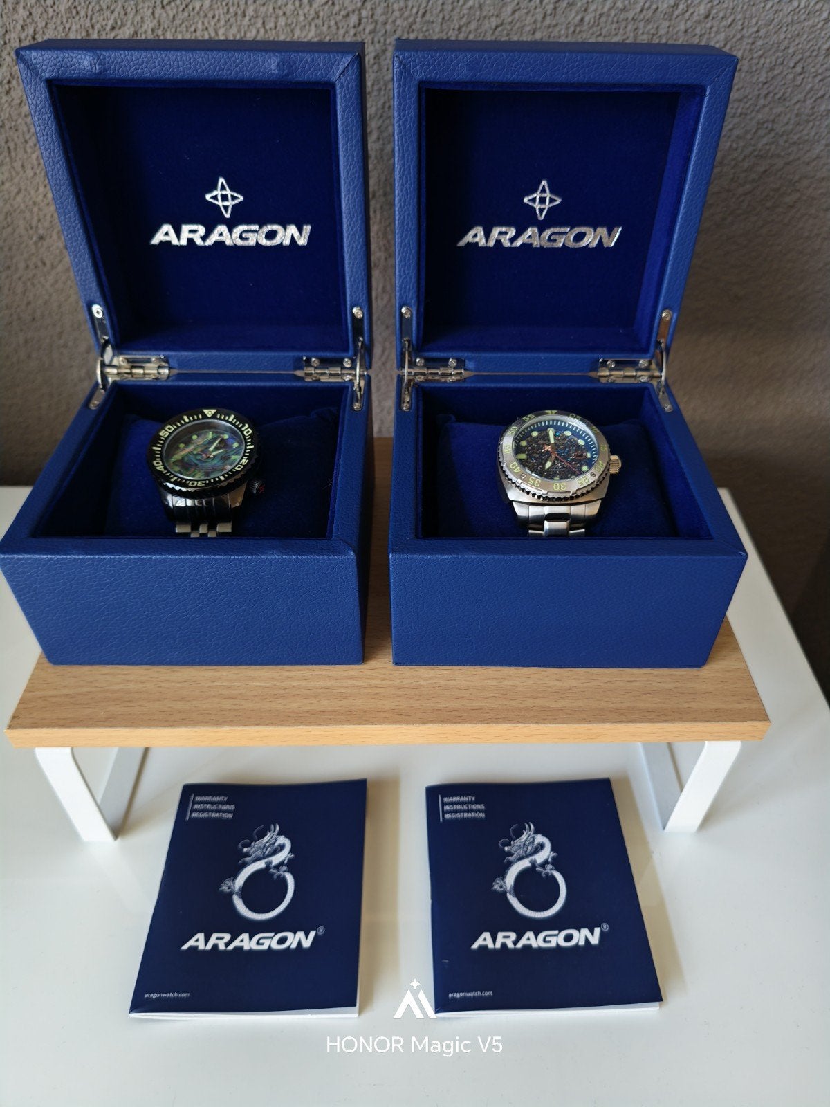 Aragon Parma & Aragon Evo 45 mm NH35 automatische Divers, Overige merken, Staal, Gebruikt, Staal