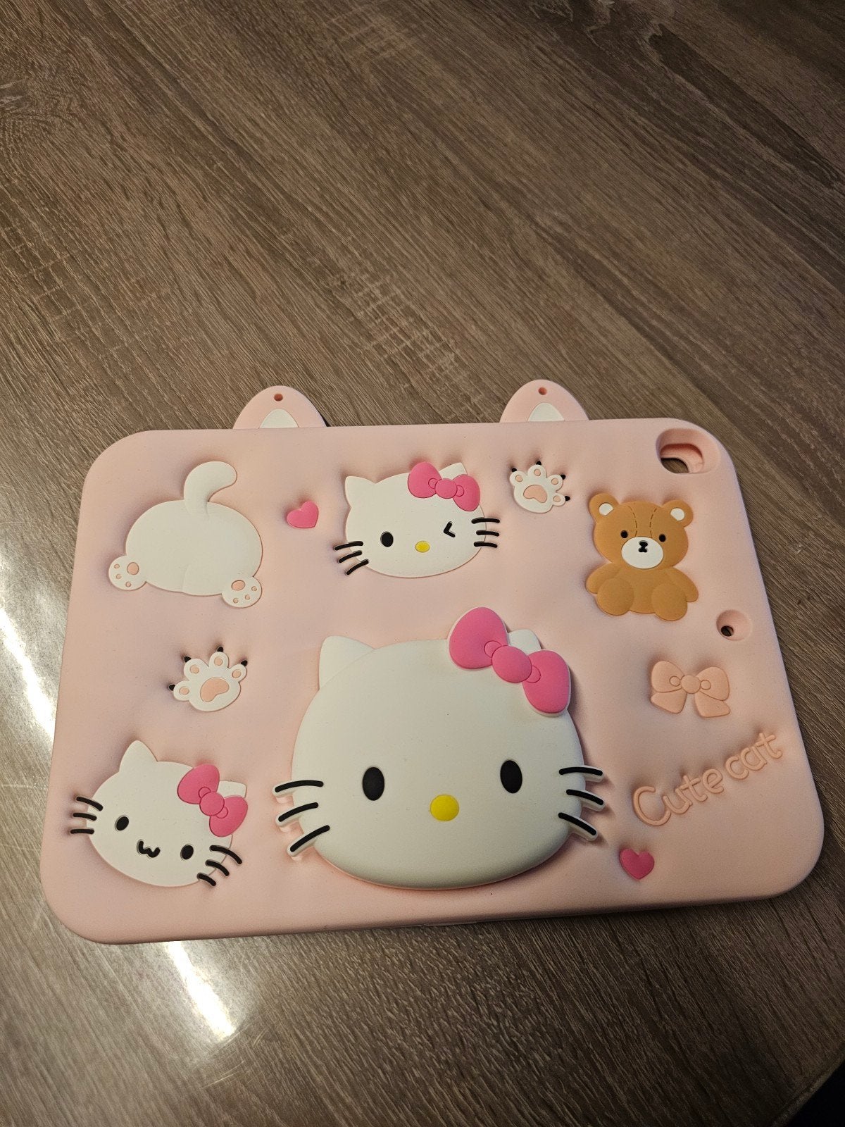 Roze Hello Kitty Tablet Hoesje met Draagband, Tablet Hoesje, Hello Kitty, Ophalen of Verzenden, Zo goed als nieuw