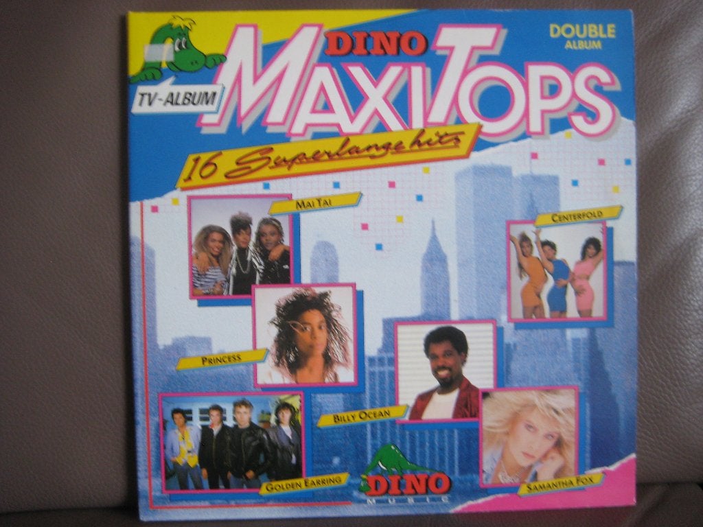 16 Dino Maxi Tops, Pop, Ophalen of Verzenden, Zo goed als nieuw, 12 inch