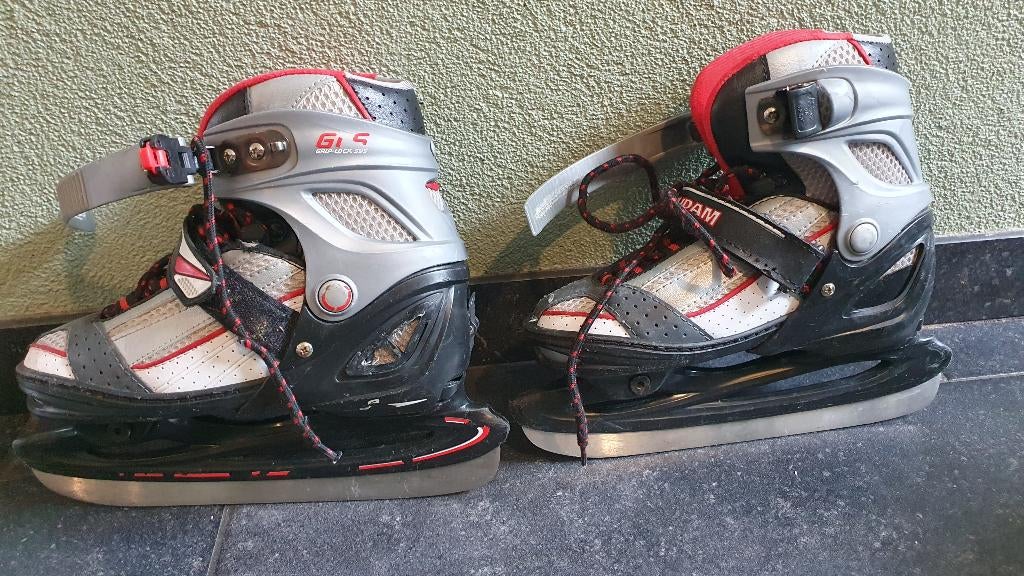 Nijdam schaatsen, verstelbaar, mt 34-37, Sport en Fitness, Schaatsen, Ophalen, Gebruikt, IJshockeyschaatsen, Nijdam