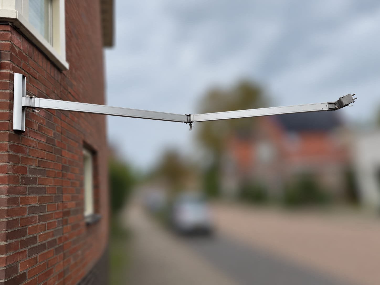Paraflex houder voor muur parasol, Tuin en Terras, Ophalen, Gebruikt, 1 tot 2 meter, Muurparasol