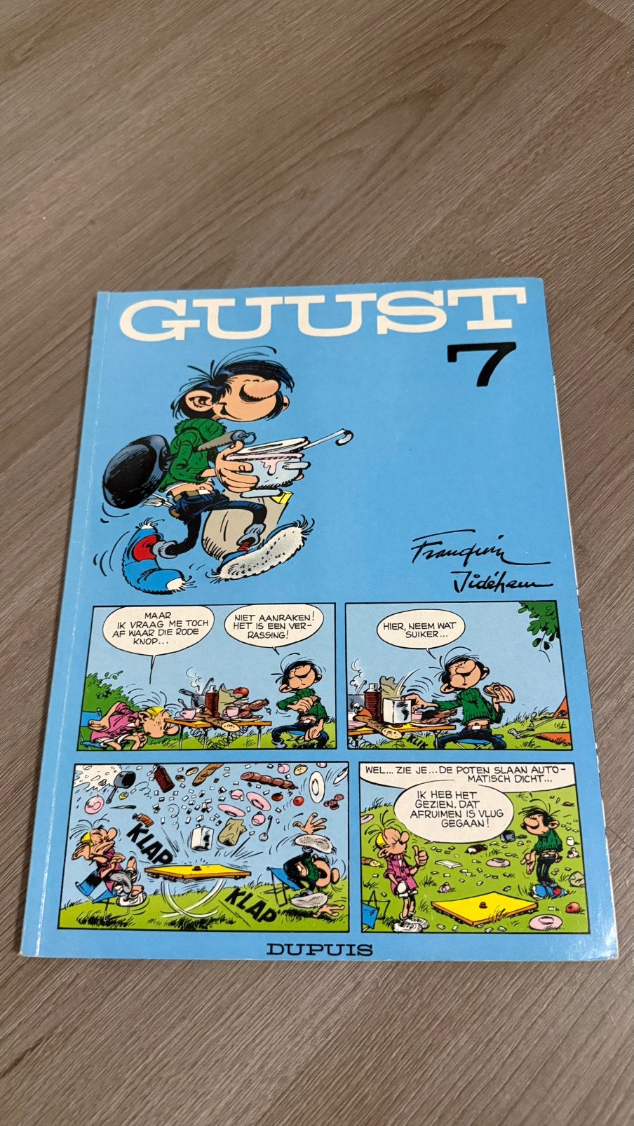 Guust 7 – André Franquin, Boeken, Stripboeken, Gelezen, Eén stripboek, Ophalen of Verzenden