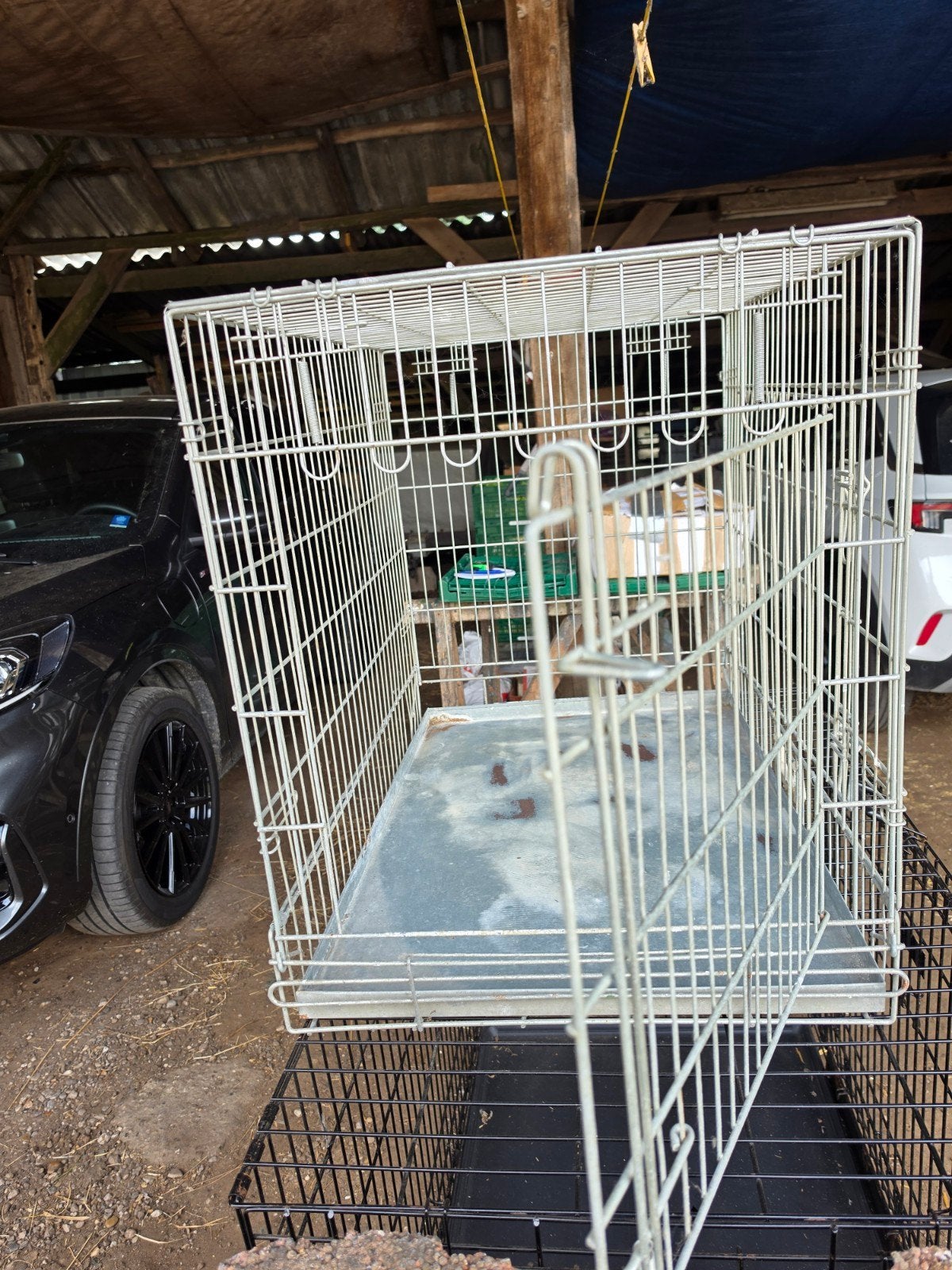 te koop zware honden  bench, Dieren en Toebehoren, Hondenhokken, Ophalen, Zo goed als nieuw, 75 tot 110 cm, Minder dan 65 cm