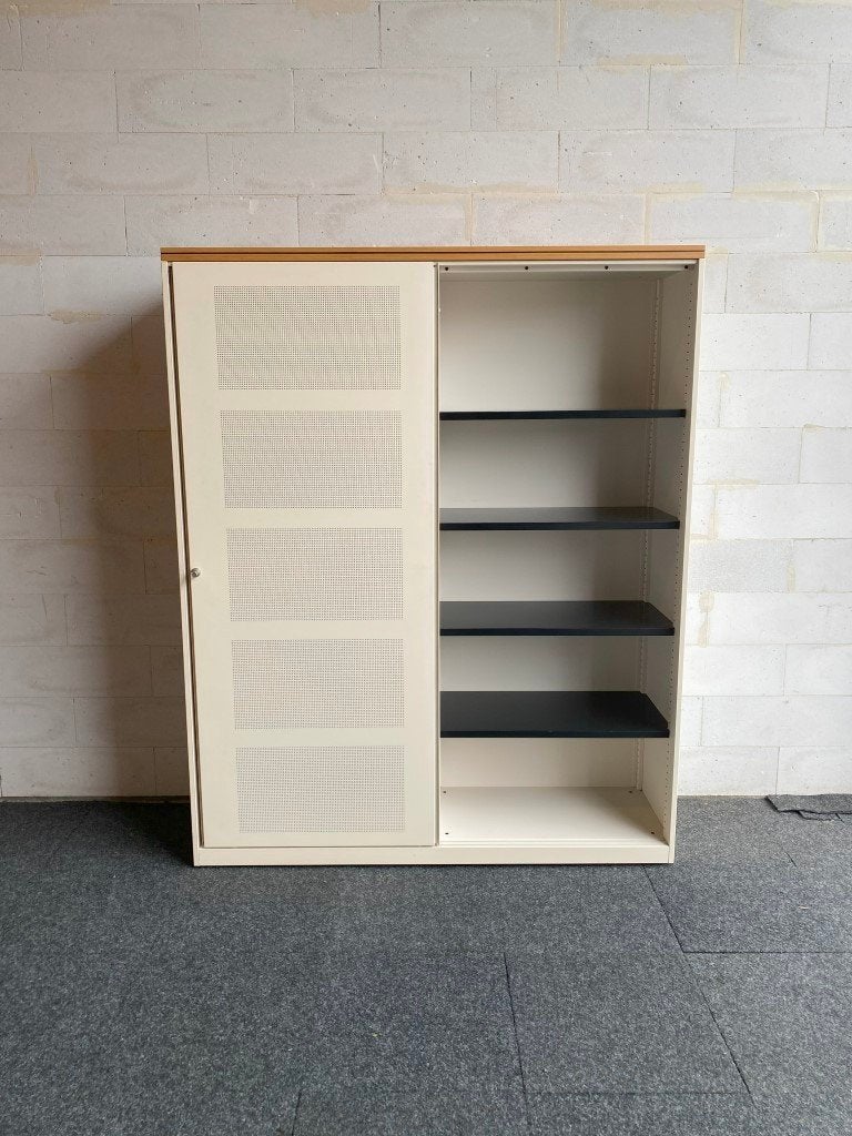 41 x Schuifdeurkast Ahrend (akoestisch), H 200 x B 160 cm., Ophalen, Gebruikt
