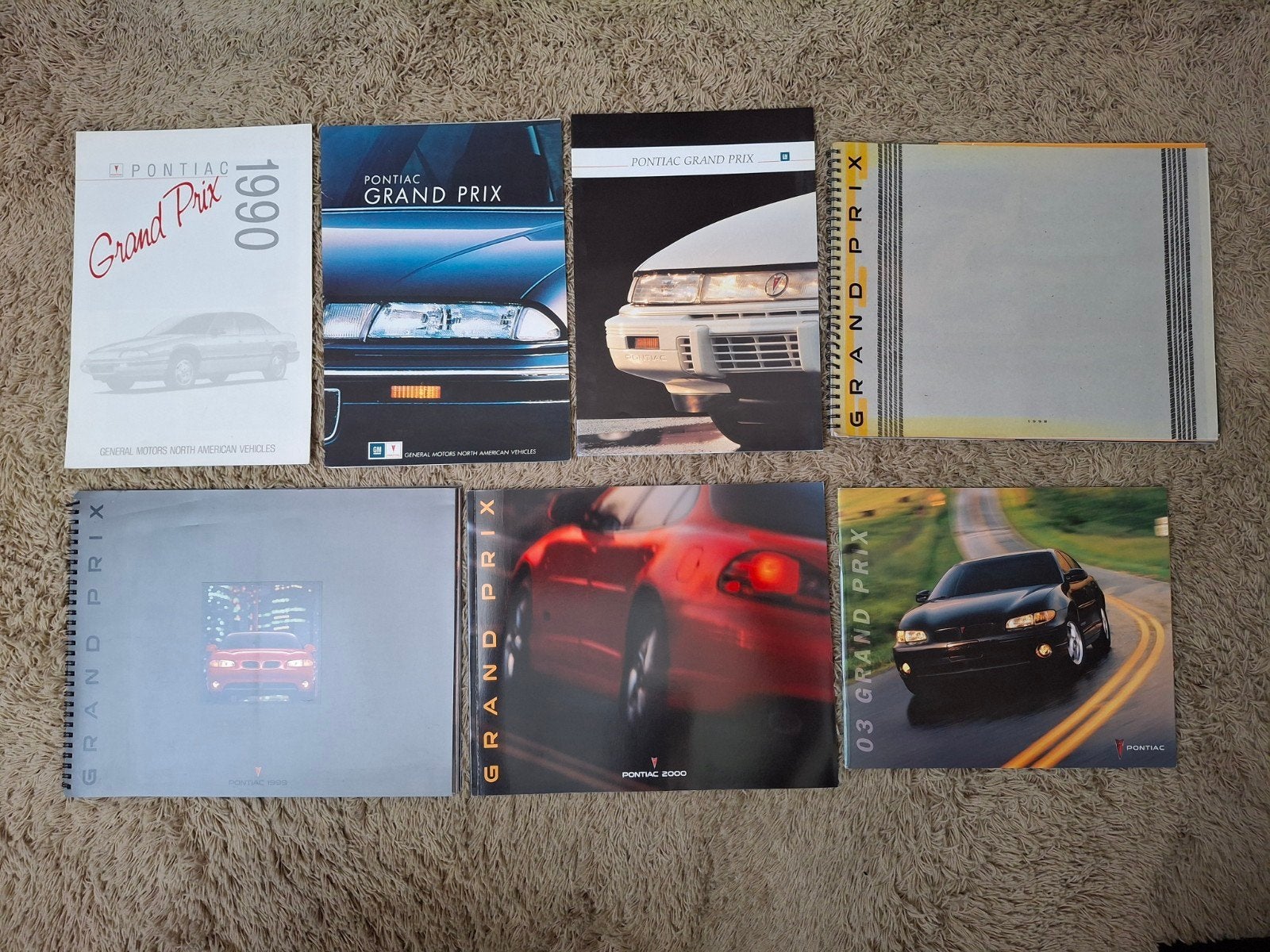 lot autofolders Pontiac Grand Prix, Verzenden, Zo goed als nieuw, Algemeen