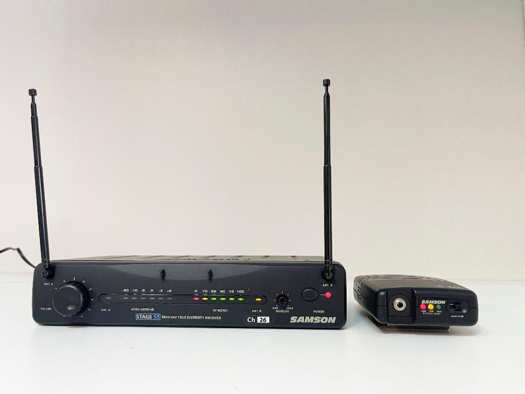 SAMSON SR55 Headset Samson SE10 VHF draadloos systeem, Muziek en Instrumenten, Microfoons, N, Overige typen, Samson, Ophalen of Verzenden