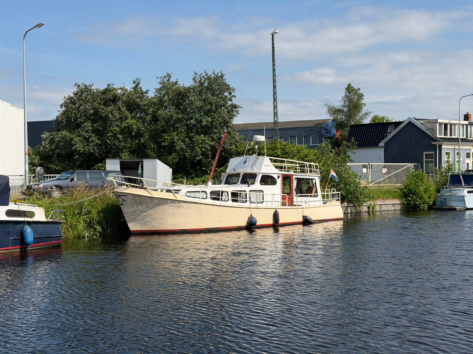 Leuke motorboot compleet en vaarklaar!, Watersport en Boten, Motorboten en Motorjachten, Overige merken, Boegschroef, Zo goed als nieuw