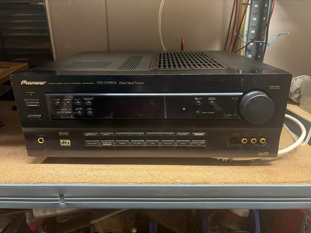 Pioneer VSX-709RDS Audio/Video Multi-Channel Receiver, Audio, Tv en Foto, Versterkers en Receivers, Gebruikt, 5.1, 120 watt of meer