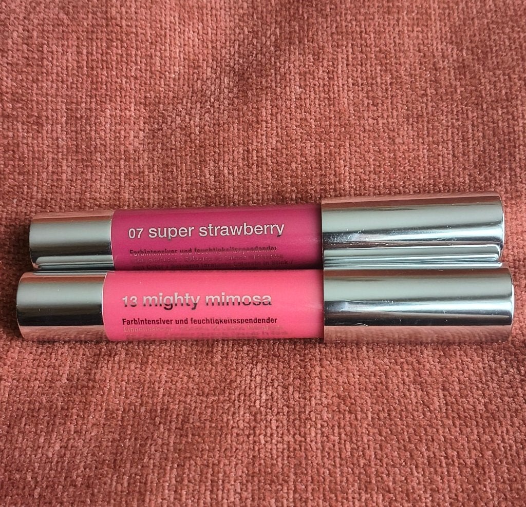 2x Clinique Chubby Stick /lipstick, Gebruikt, Lippen, Ophalen of Verzenden, Make-up
