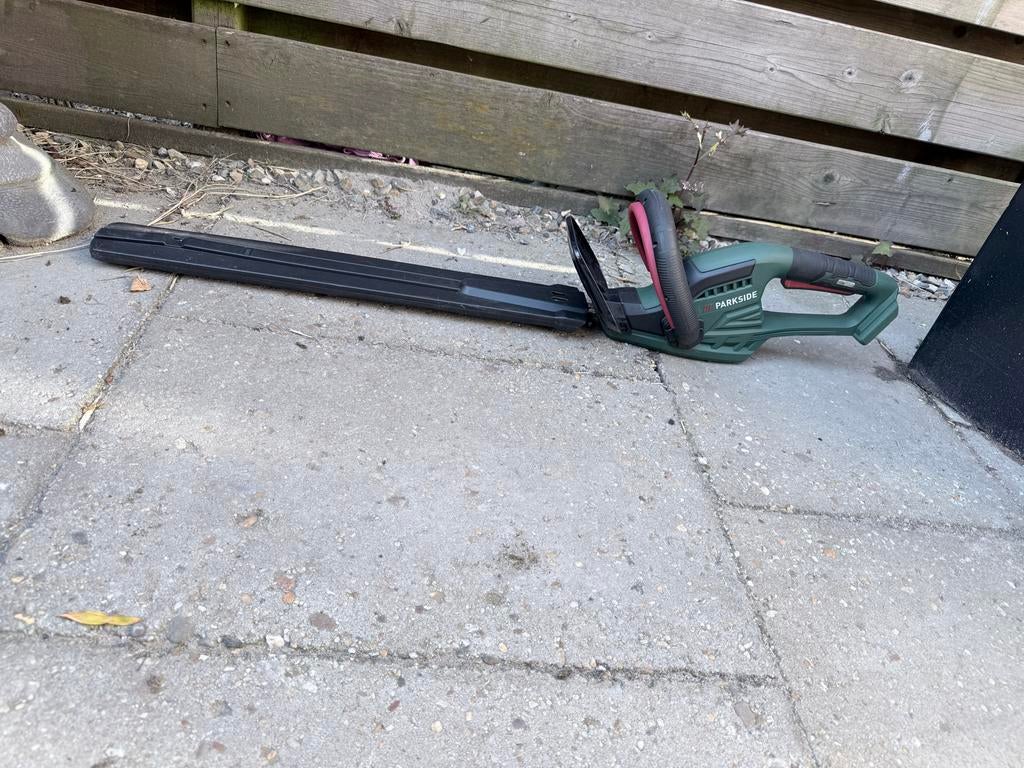 Parkside X 20V Team Accu's, Bladblazer en Heggenschaar, Tuin en Terras, Ophalen, Zo goed als nieuw, Overige soorten