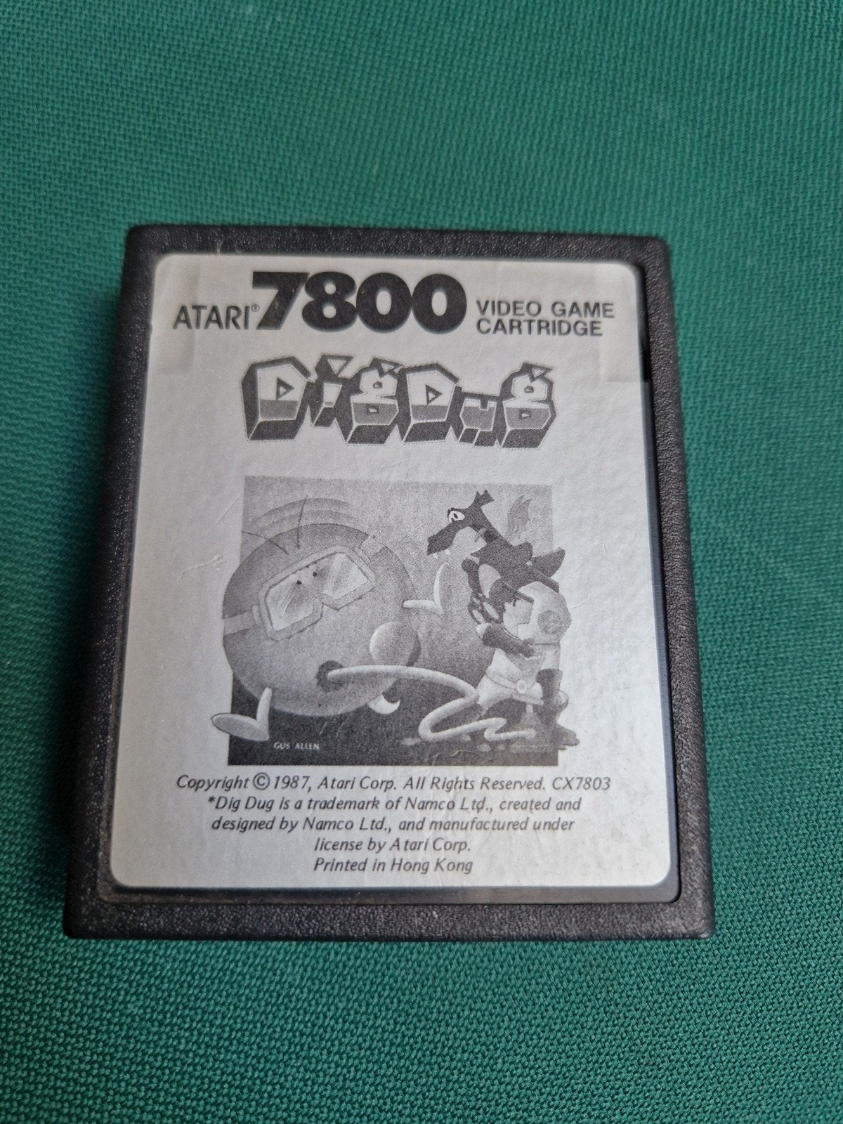 Atari 7800 Spel Dig Dug, Spelcomputers en Games, Games | Atari, Gebruikt, Atari Jaguar, 1 speler, Racen en Vliegen