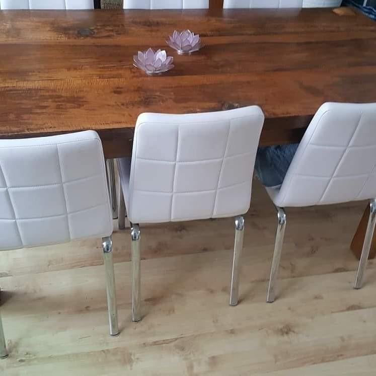 Wie doet een bod? Gave teakhouten eettafel, Huis en Inrichting, Tafels | Eettafels, Ophalen of Verzenden