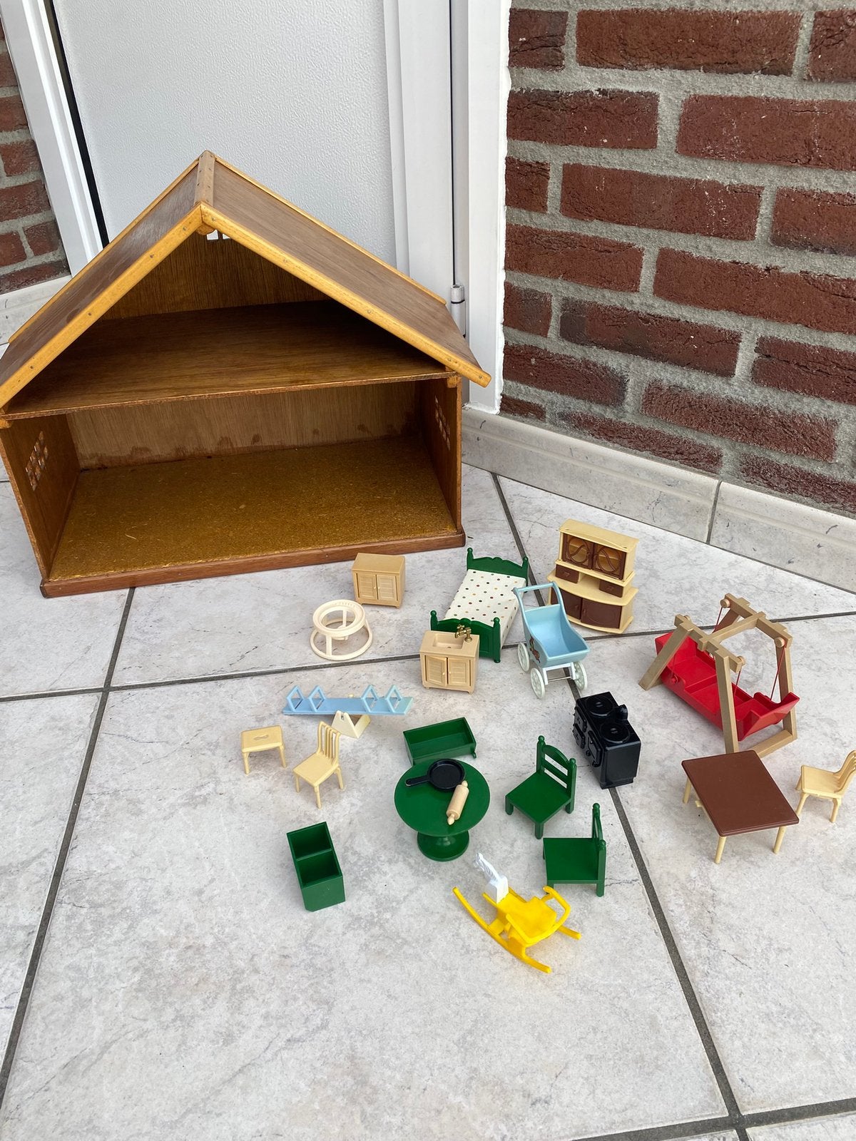 Poppen huis, Ophalen of Verzenden, Zo goed als nieuw