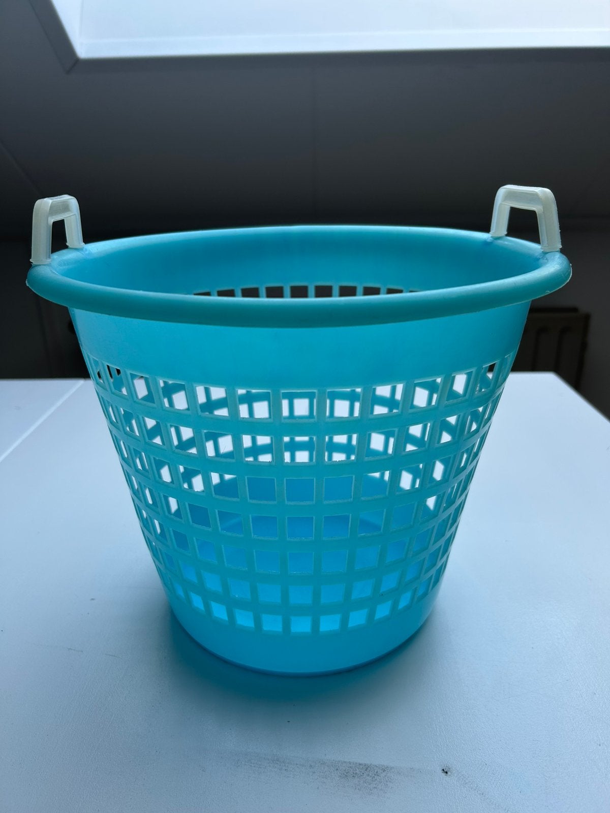 Vintage/retro wasmandje, Huis en Inrichting, Emmers, Ophalen, Gebruikt, Kunststof