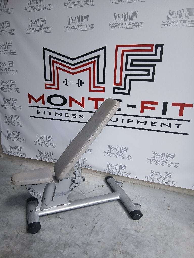 Gym80 - Verstelbare fitnessbank - Adjustable bench -, Ophalen, Gebruikt, Armen, Fitnessbank