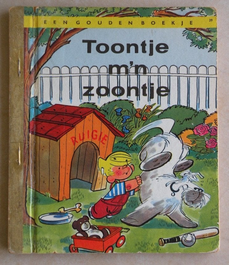 Toontje m'n zoontje, Gouden Boekje. Bezige Bij., Ophalen of Verzenden, Zo goed als nieuw, Fictie algemeen, Gouden boekje