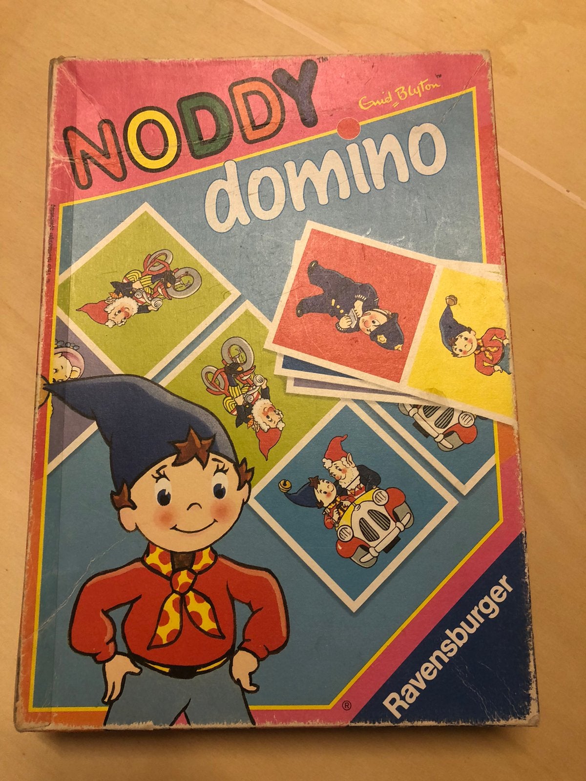 Vintage Noddy domino, Ophalen of Verzenden