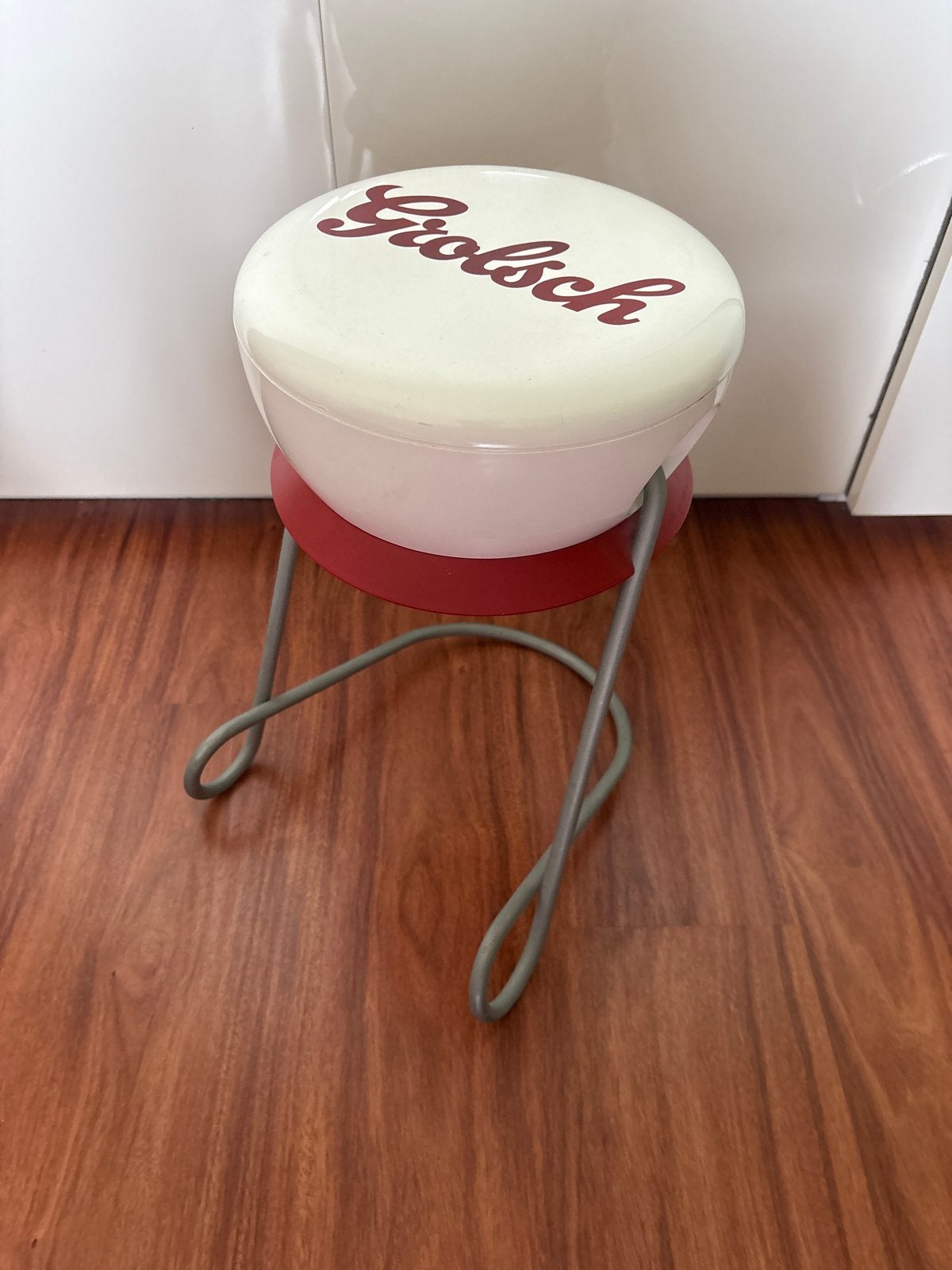 Vintage Grolsch tafeltje, Ophalen of Verzenden, Gebruikt, IJzer