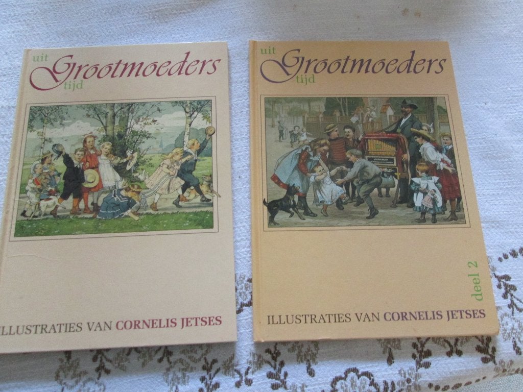 Uit grootmoeders tijd deel 1 en 2 Liedjes,Cornelis Jetses, Ophalen, Zo goed als nieuw, Fictie algemeen