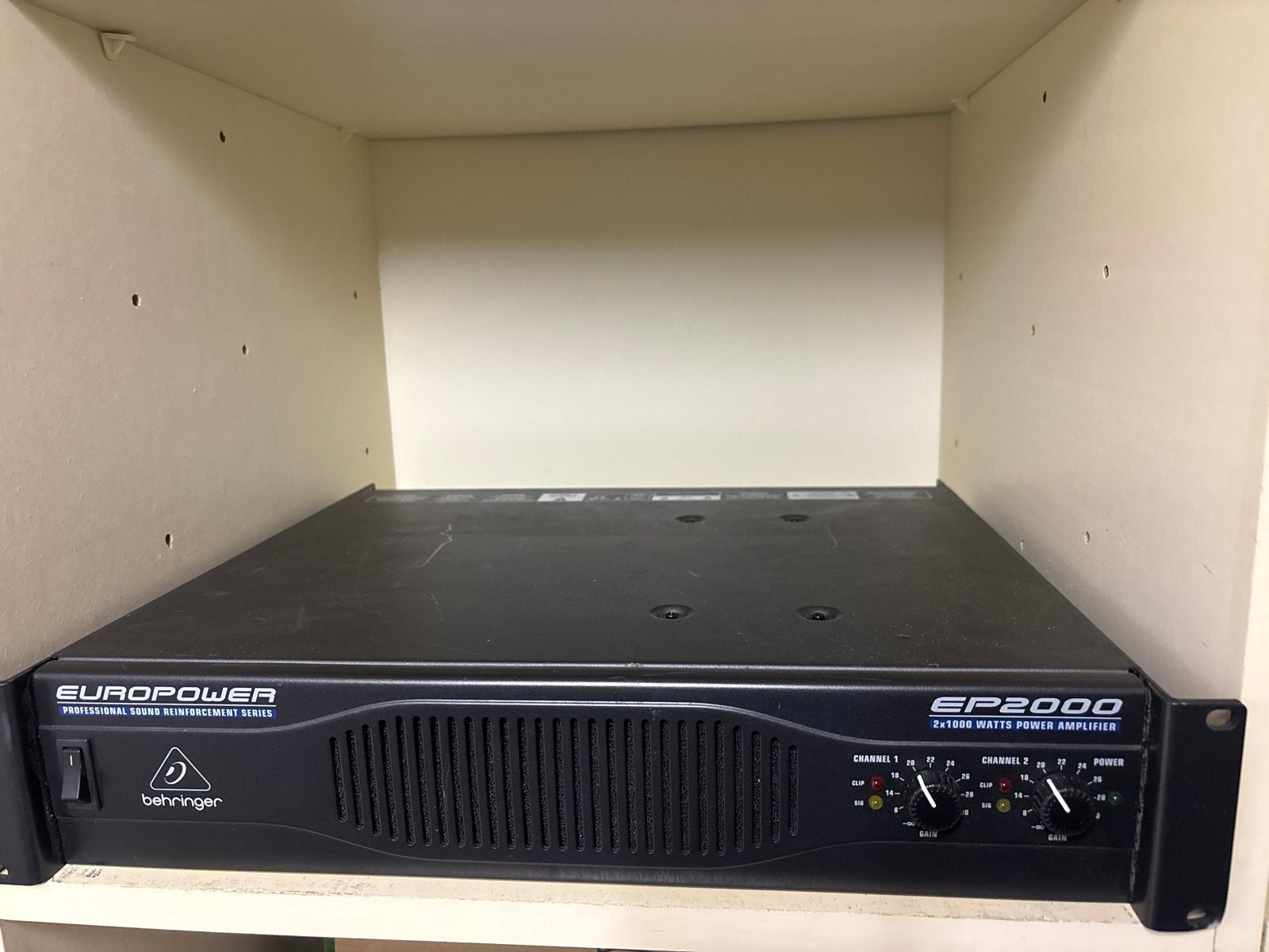 Behringer Europower EP2000 Eindversterker, Muziek en Instrumenten, Ophalen, Gebruikt