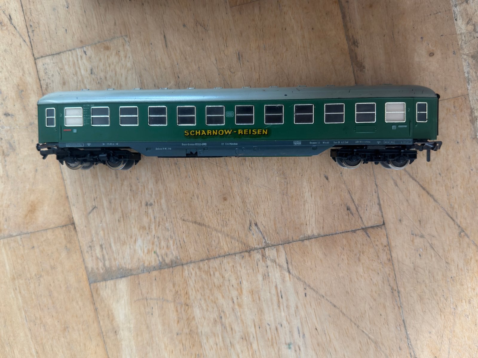 Fleischmann DB scharnow Reisen rijtuig | 1/87 modelspoor h0, Gebruikt, Gelijkstroom, Fleischmann, Wagon