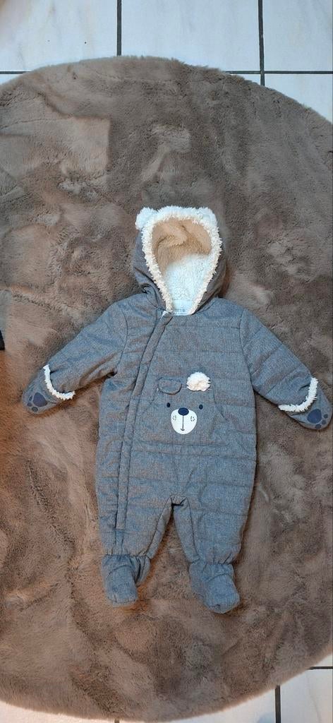 Baby winterpak met berenmuts maat 68, Ophalen of Verzenden, Zo goed als nieuw, Onbekend, Jongetje of Meisje