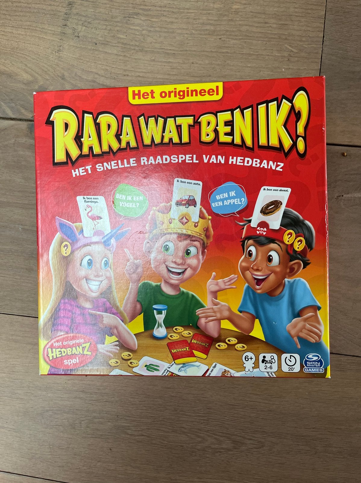 Rara Wat Ben Ik? Het snelle raadspel van Hedbanz, Hobby en Vrije tijd, Gezelschapsspellen | Bordspellen, Drie of vier spelers