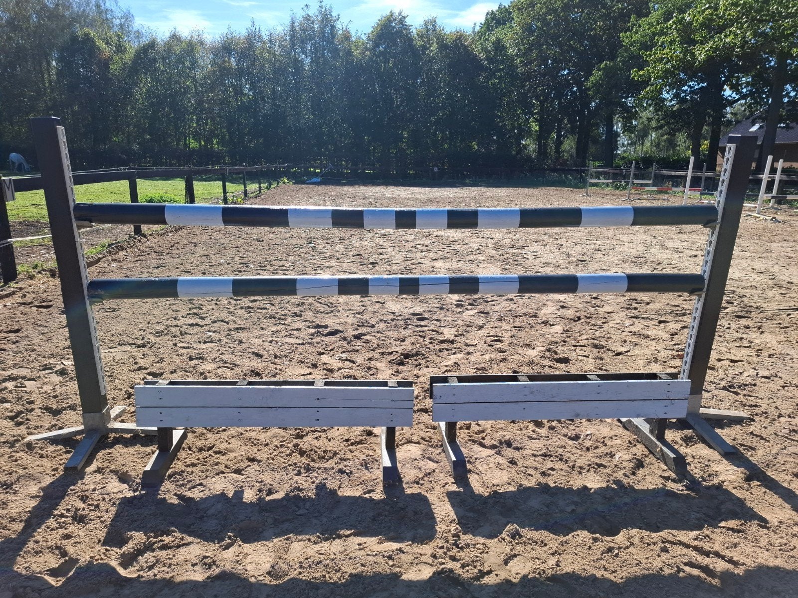 mooie hindernis paard/pony springen. 3 meter lang, tot 1.50, Dieren en Toebehoren, Ophalen, Zo goed als nieuw, Springen