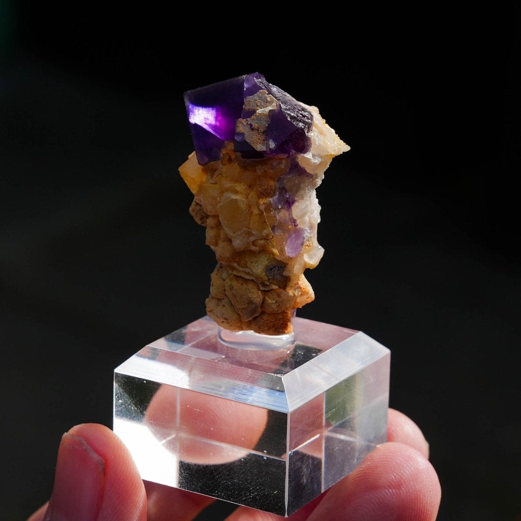 Fluoriet uit Berbes #4, Ophalen of Verzenden, Mineraal