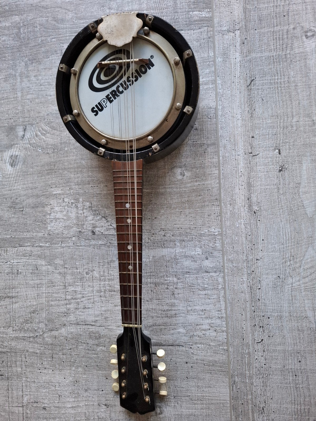 Supercussion Mandoline-Banjo, Muziek en Instrumenten, Ophalen of Verzenden, Gebruikt, Overige typen