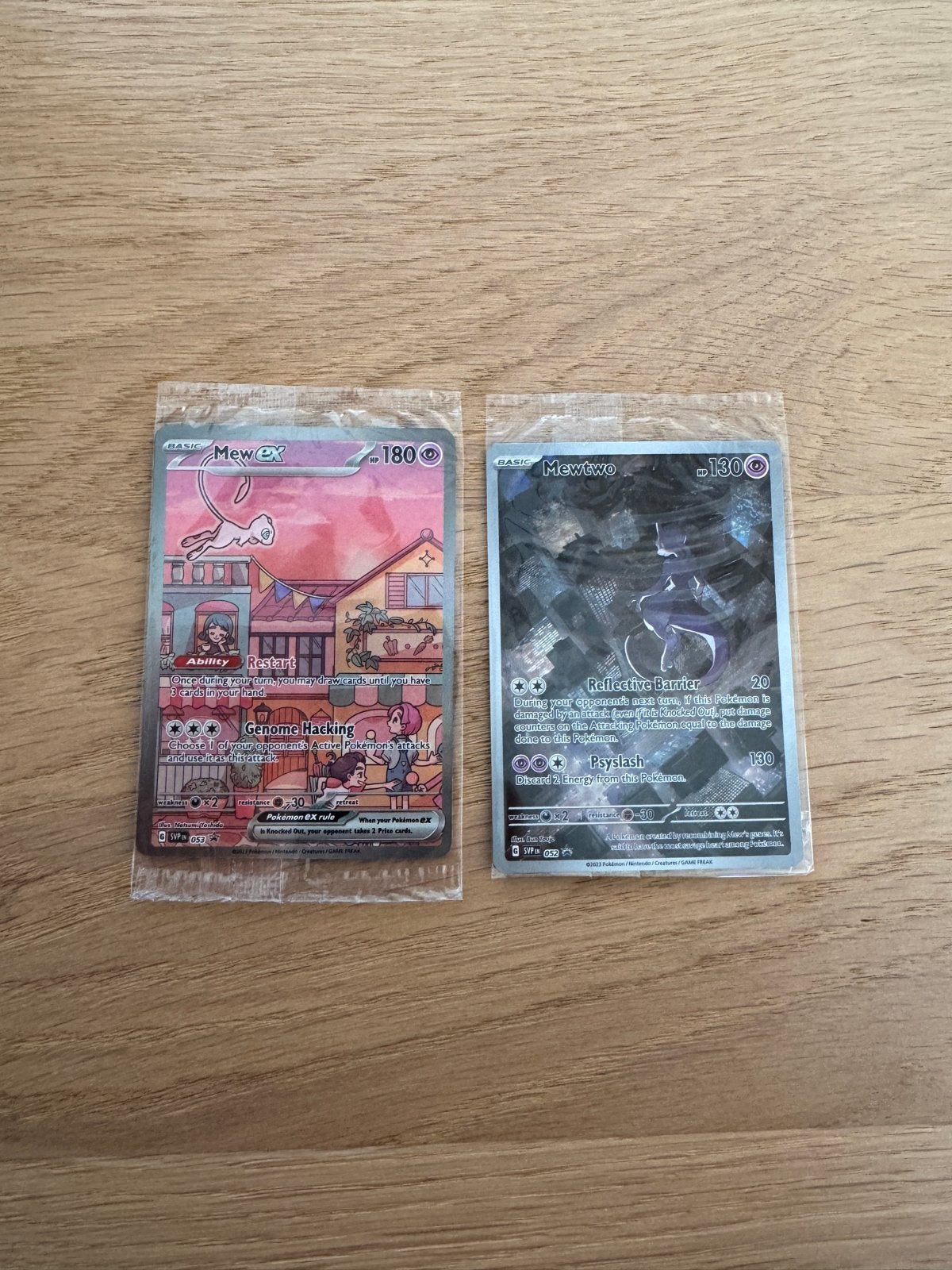Mew 053 en Mewtwo 052 promo sealed 151 UPC, Ophalen of Verzenden, Nieuw