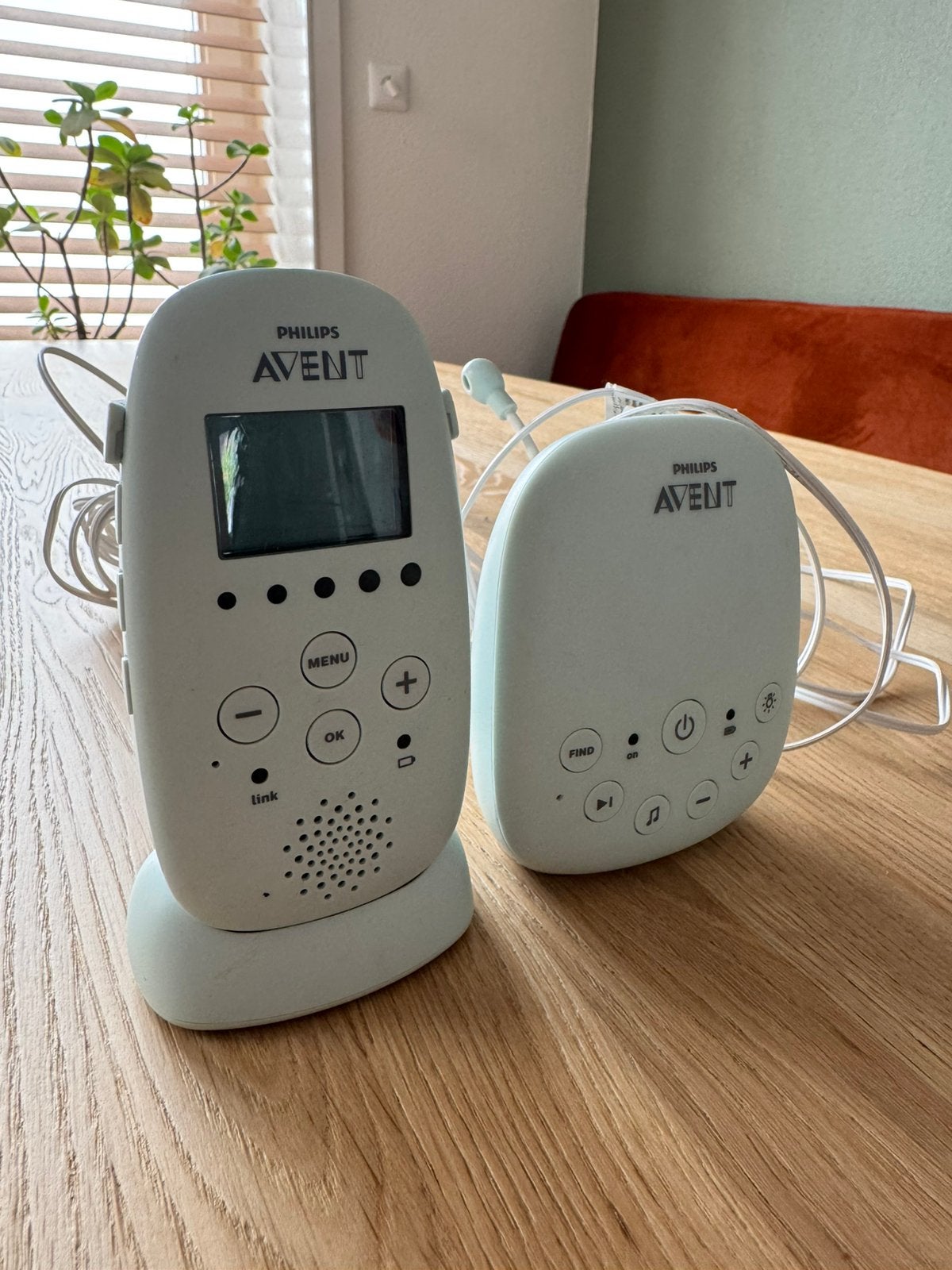 Philips Avent DECT babyfoon incl. Oplaadhouder, Ophalen, Gebruikt, 250 meter of meer