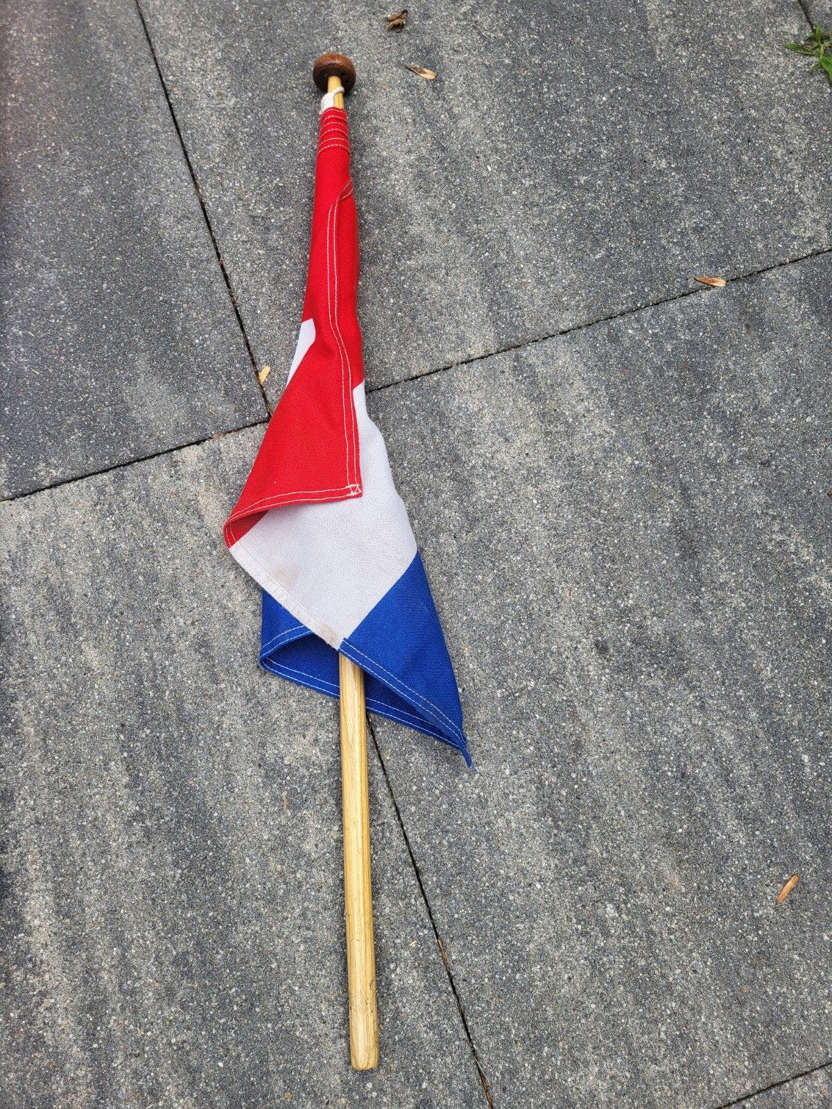 vlaggenstok met vlag, Diversen, Ophalen