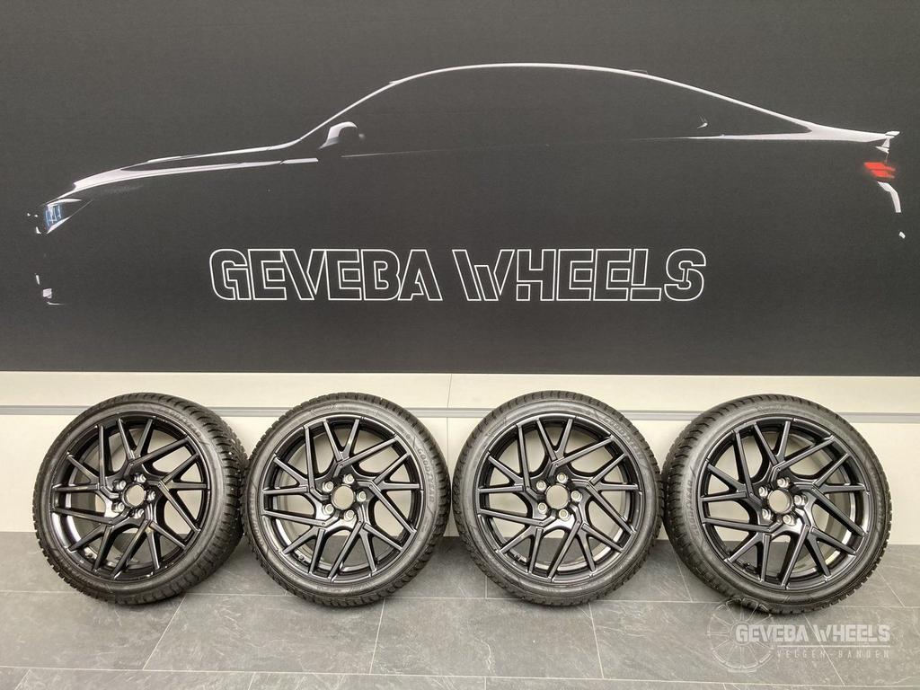 18” originele Honda Civic velgen + winterbanden 5x114.3, Auto-onderdelen, Banden en Velgen, 18 inch, Gebruikt, -, -