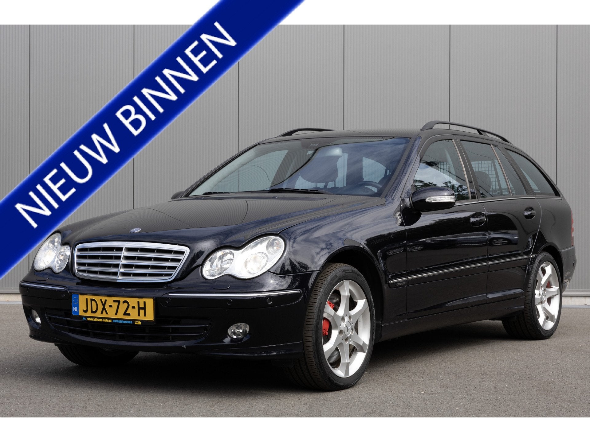 Mercedes-Benz C-Klasse Combi 350 | V6 | 4-Matic | LEDER | H&, Automaat, Gebruikt, Zwart, Blauw