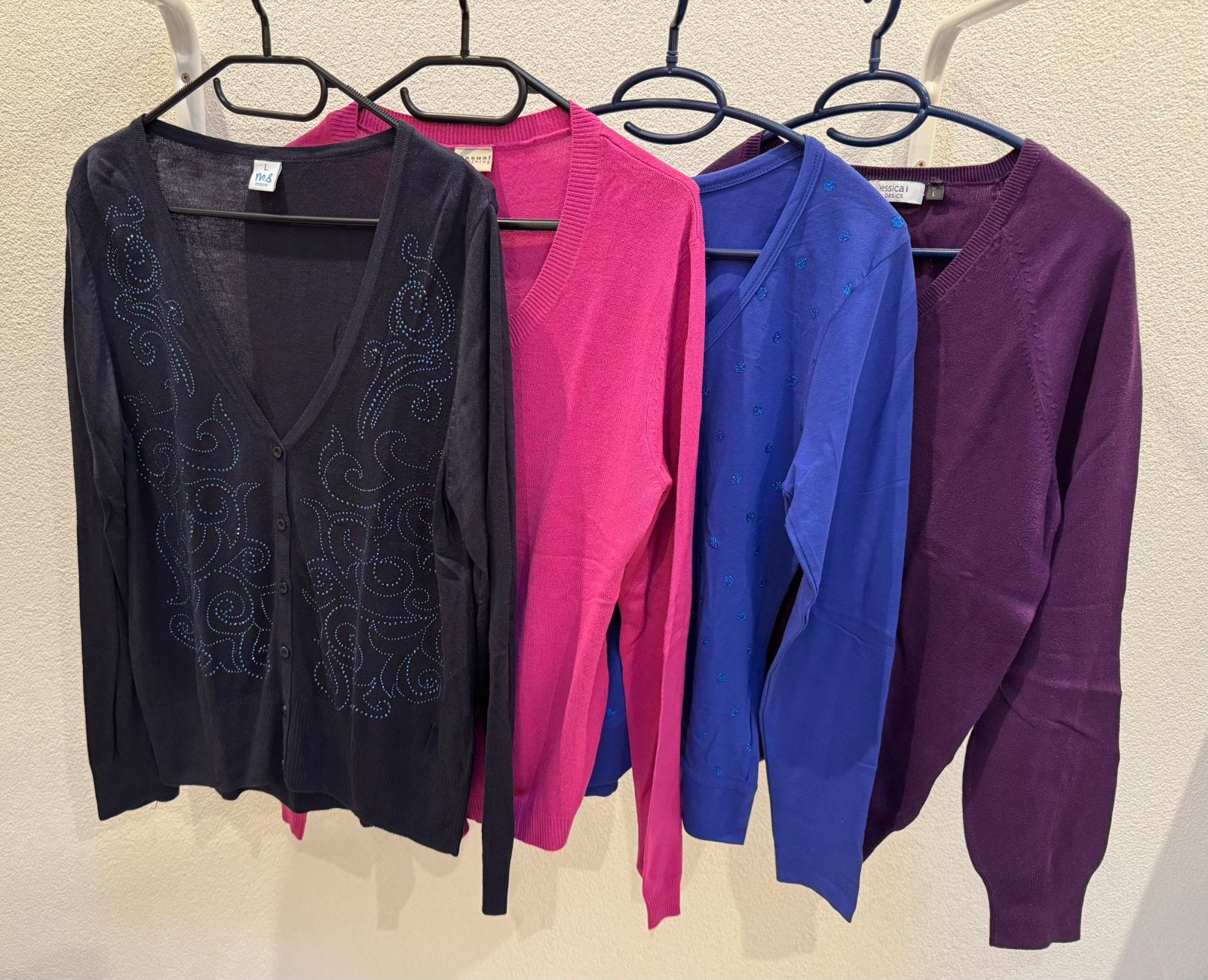 uitzoeken 2 voor € 2,- Dames trui vest L 42, Ophalen of Verzenden, Zo goed als nieuw, Maat 42/44 (L), Blauw