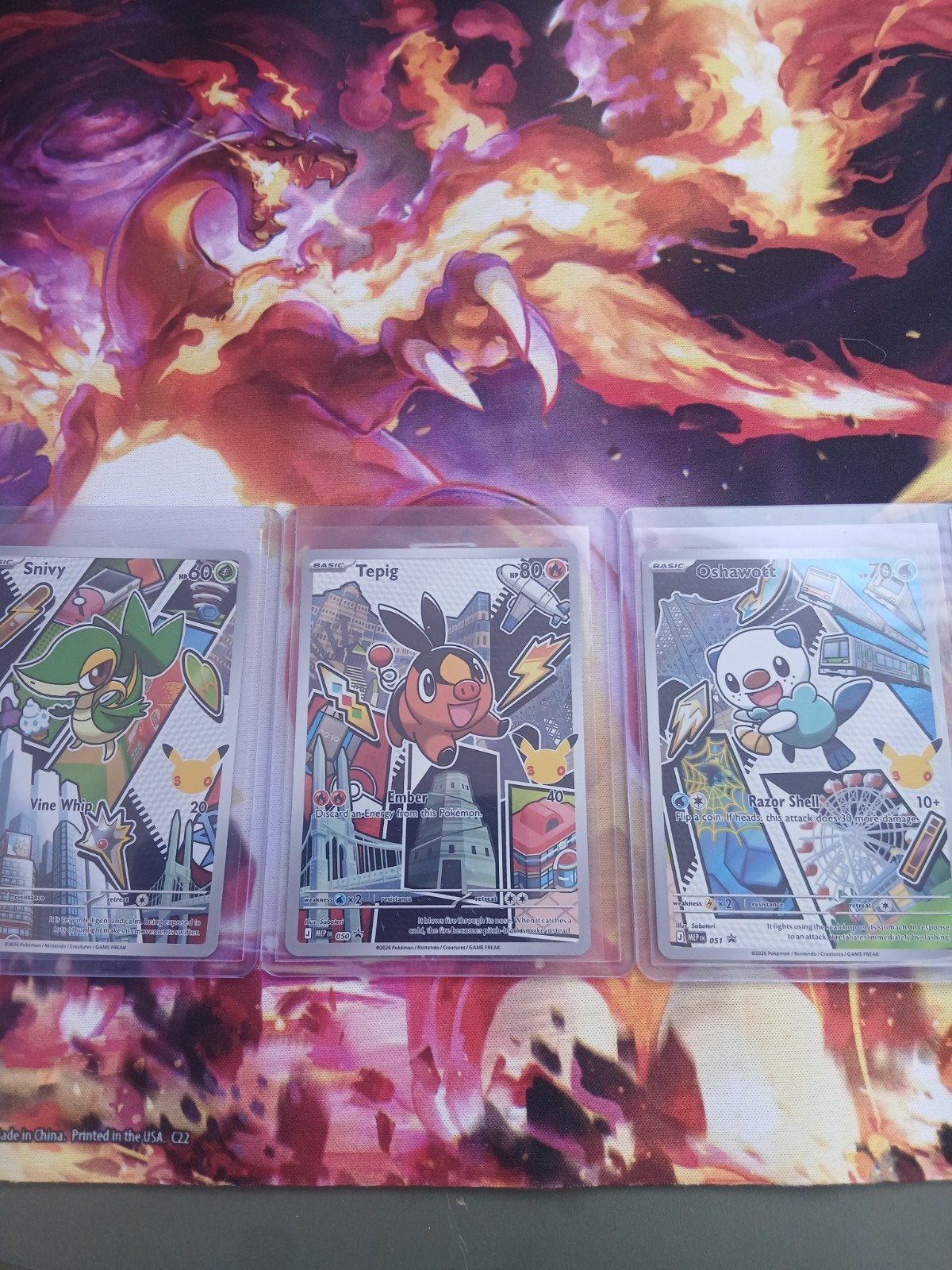 Pokémon Celebrations Snivy, Tepig, Oshawott Gen 5 kaarten, Ophalen of Verzenden, Nieuw, Meerdere kaarten