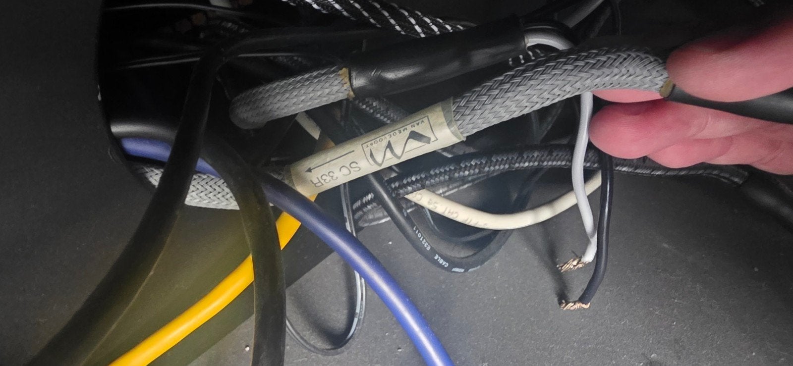 Van Medevoort SC 33R Luidsprekerkabel, Ophalen of Verzenden, Gebruikt, Minder dan 2 meter, Luidsprekerkabel