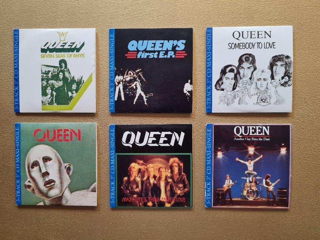 Queen 3 Inch cd singles (COLLECTORS ITEMS!), 2 t/m 5 singles, Ophalen of Verzenden, Zo goed als nieuw, Pop