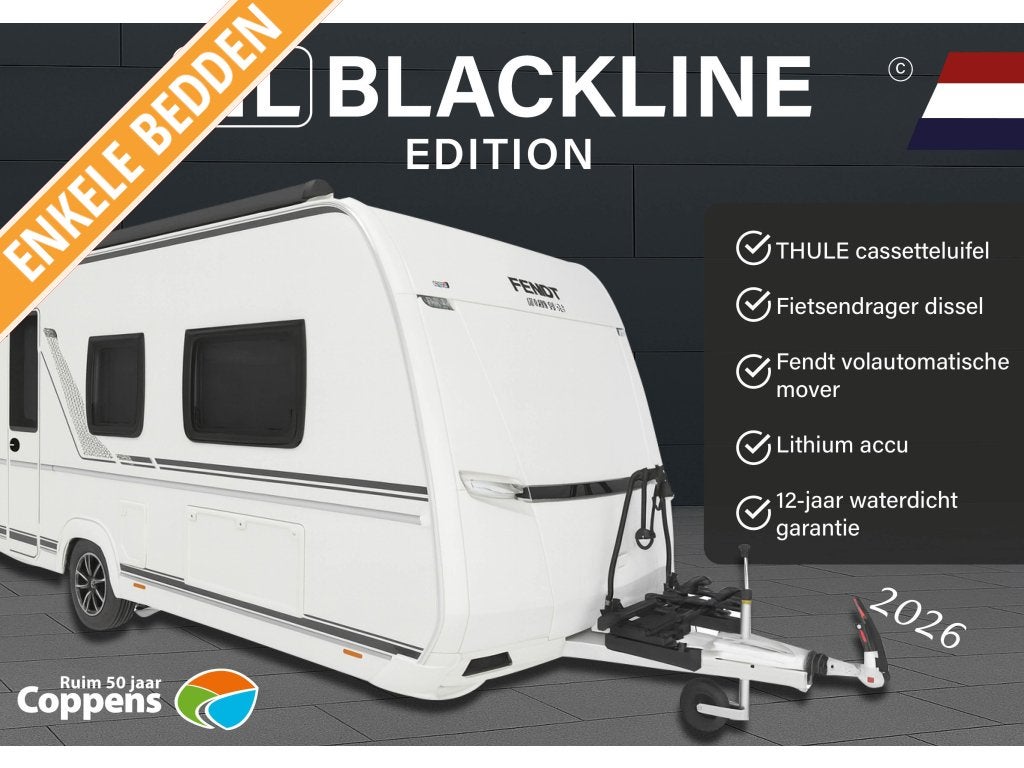 Fendt Tendenza 515 SG 2026 BLACKLINE ACTIE!!!!, Caravans en Kamperen, Standaardzit, Overige typen, Bedrijf, Schokbreker