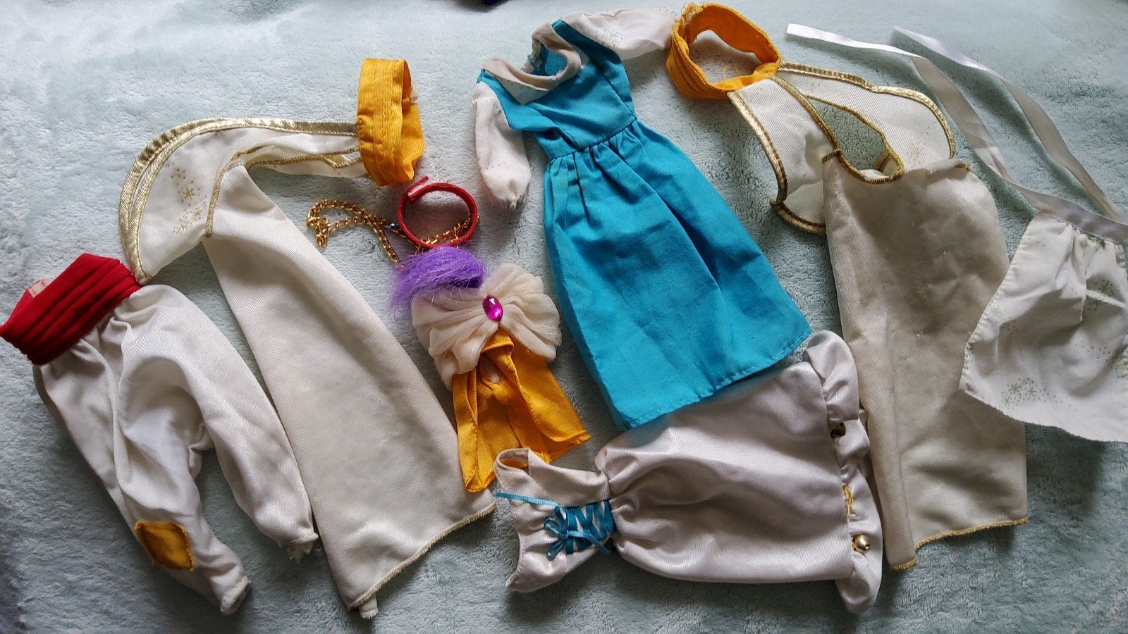 Vintage Barbie Mattel Esmeralda prinsessen sprookjes outfit., Ophalen of Verzenden, Zo goed als nieuw, Fashion Doll