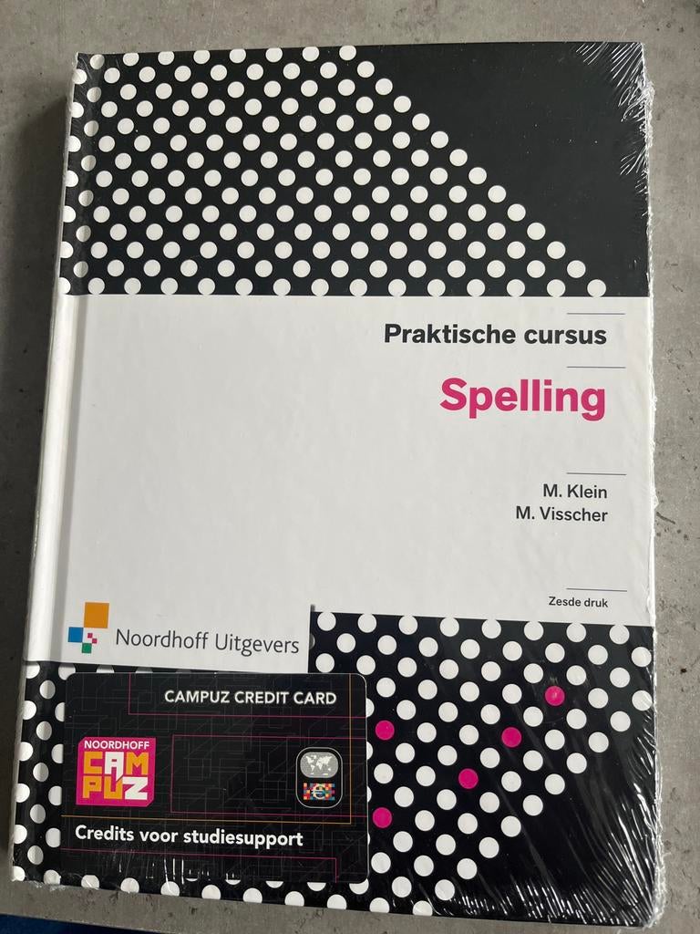 Praktische cursus Spelling - M. Klein, M. Visscher, Boeken, Studieboeken en Cursussen, Ophalen of Verzenden, Alpha, Nieuw, Overige niveaus