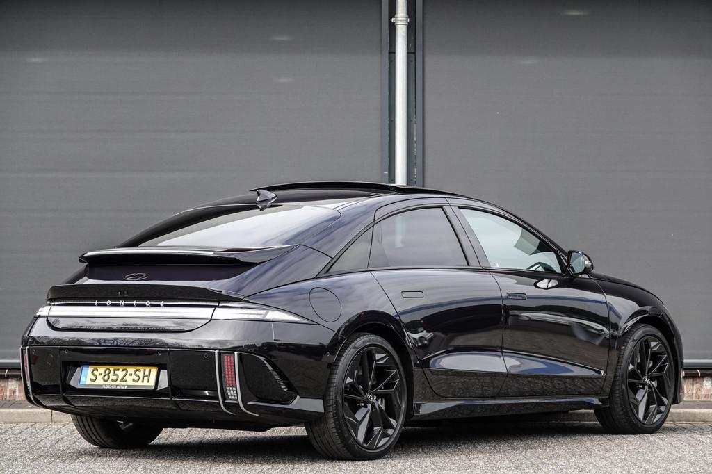 Hyundai IONIQ 6 First Edition | 77.4 kWh 325Pk | AWD | 360°, Auto's, Hyundai, Adaptive Cruise Control, Gebruikt, Zwart, Blauw