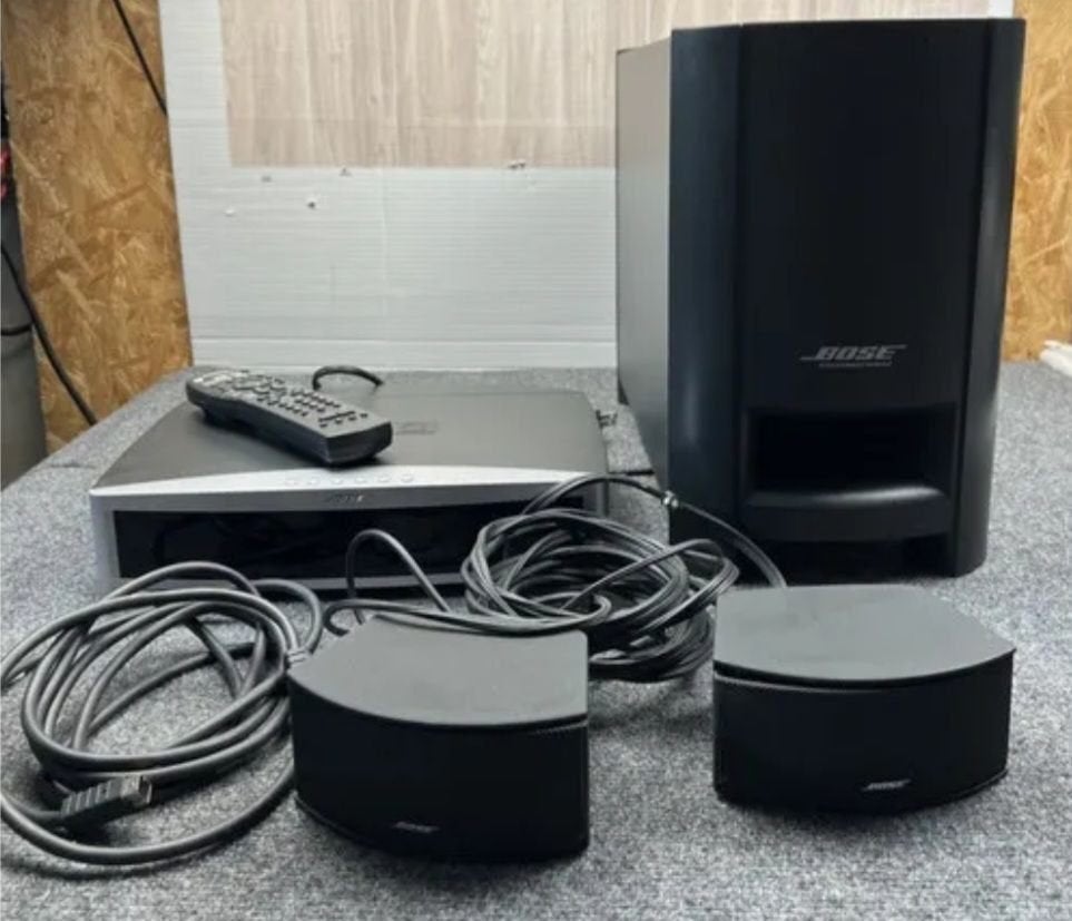 Bose 3-2-1 set (v3), Overige merken, Gebruikt, 2.1-systeem, 70 watt of meer