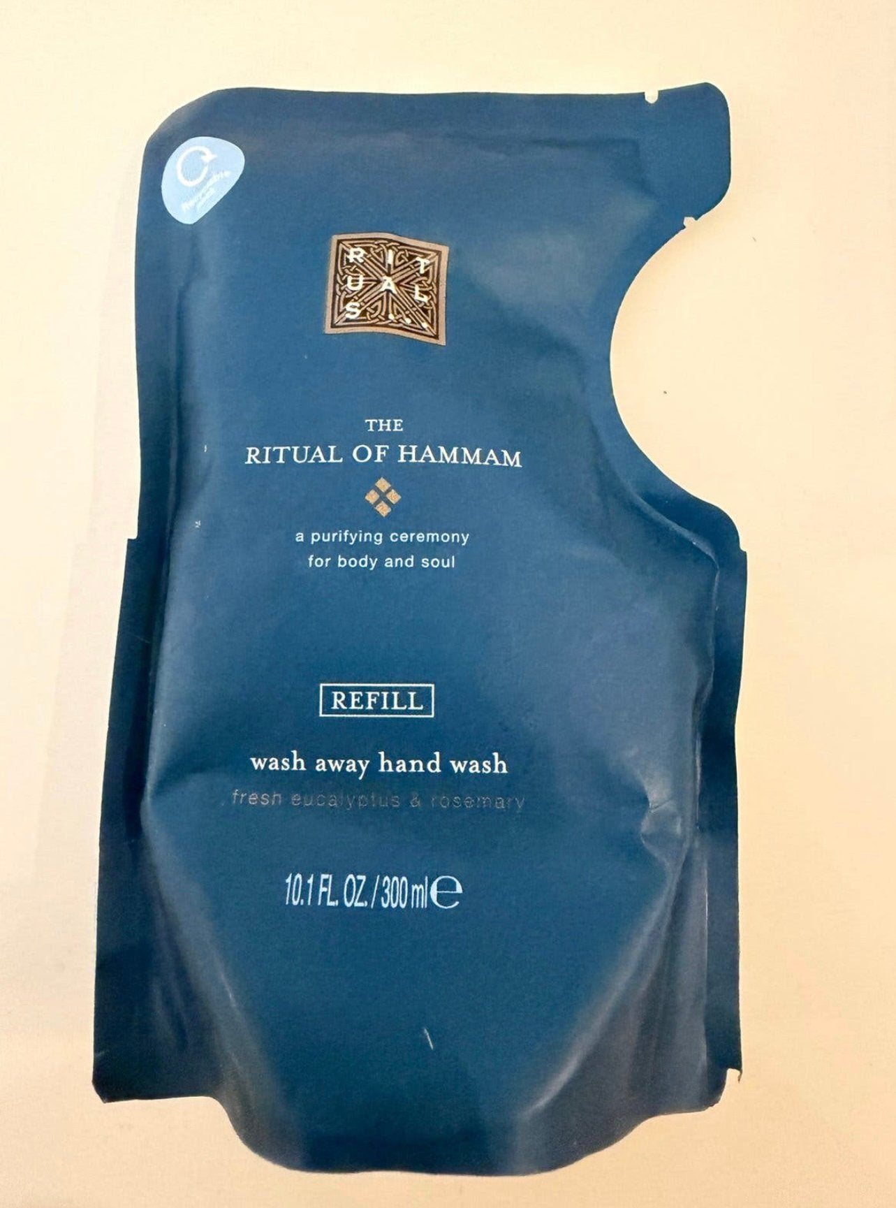 Nieuw Rituals hammam refill hand wash zeep navulling 300ml, Ophalen of Verzenden, Nieuw, Bad & Douche