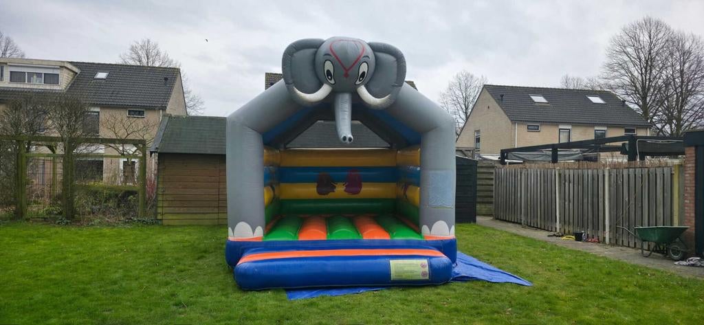 Olifant - Springkussen (Te Huur), Hobby en Vrije tijd, Feestartikelen | Verhuur, Overige, Ophalen of Verzenden