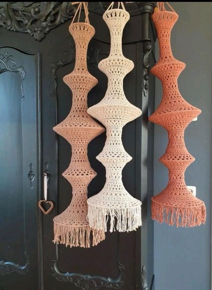 Gehaakte lamp, fuik, visnet, Ophalen of Verzenden
